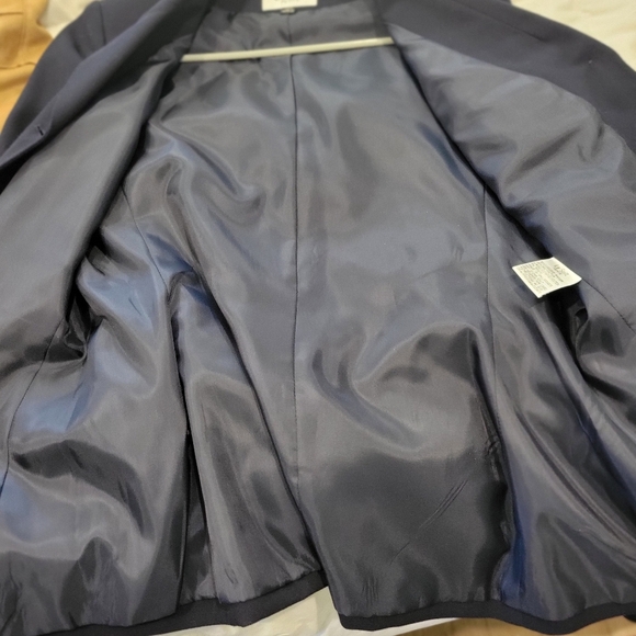 Le Suit Beautifully Tailored 2 Piece Buisness Pant Suit Black 12 P Excellent Con - Picture 5 of 9